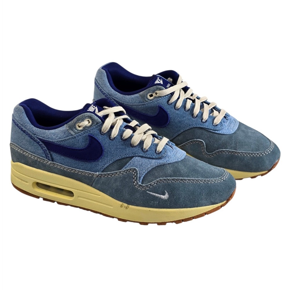 Nike Air Max 1 Dirty Denim Mineral Blue Deep Royal DV3050-300 Mens Size 11